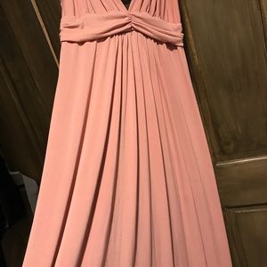Blush Empire waist Maternity dress